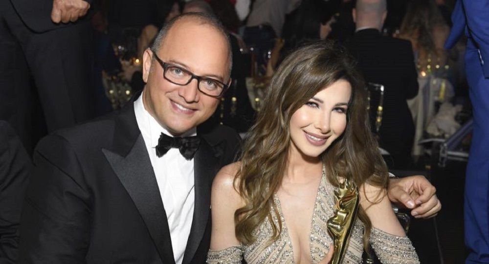 نانسي عجرم وزوجها 