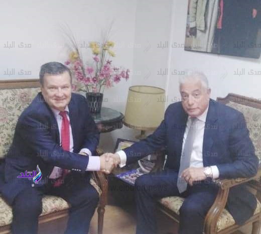 محافظ جنوب سيناء مع سفير اوكرانيا