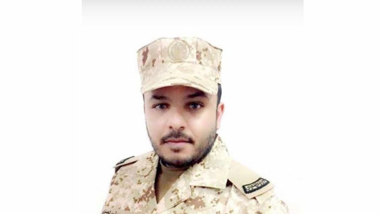 العنزى  الجندى السعودي بالحرس الوطنى