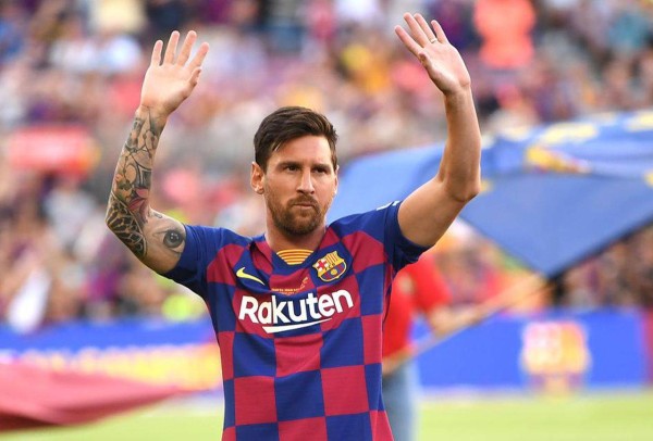 ميسي نجم فريق برشلونة