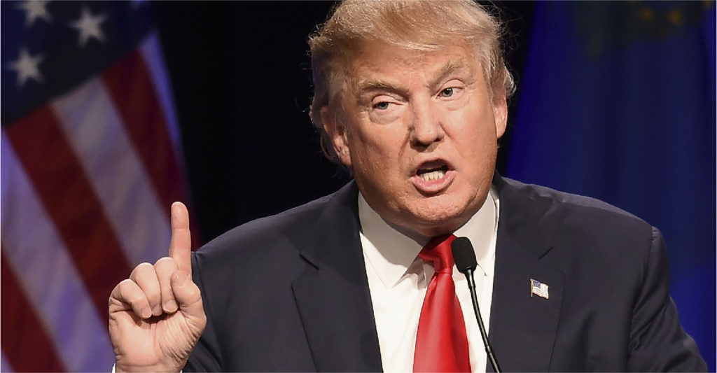 الرئيس الأمريكي دونالد ترامب