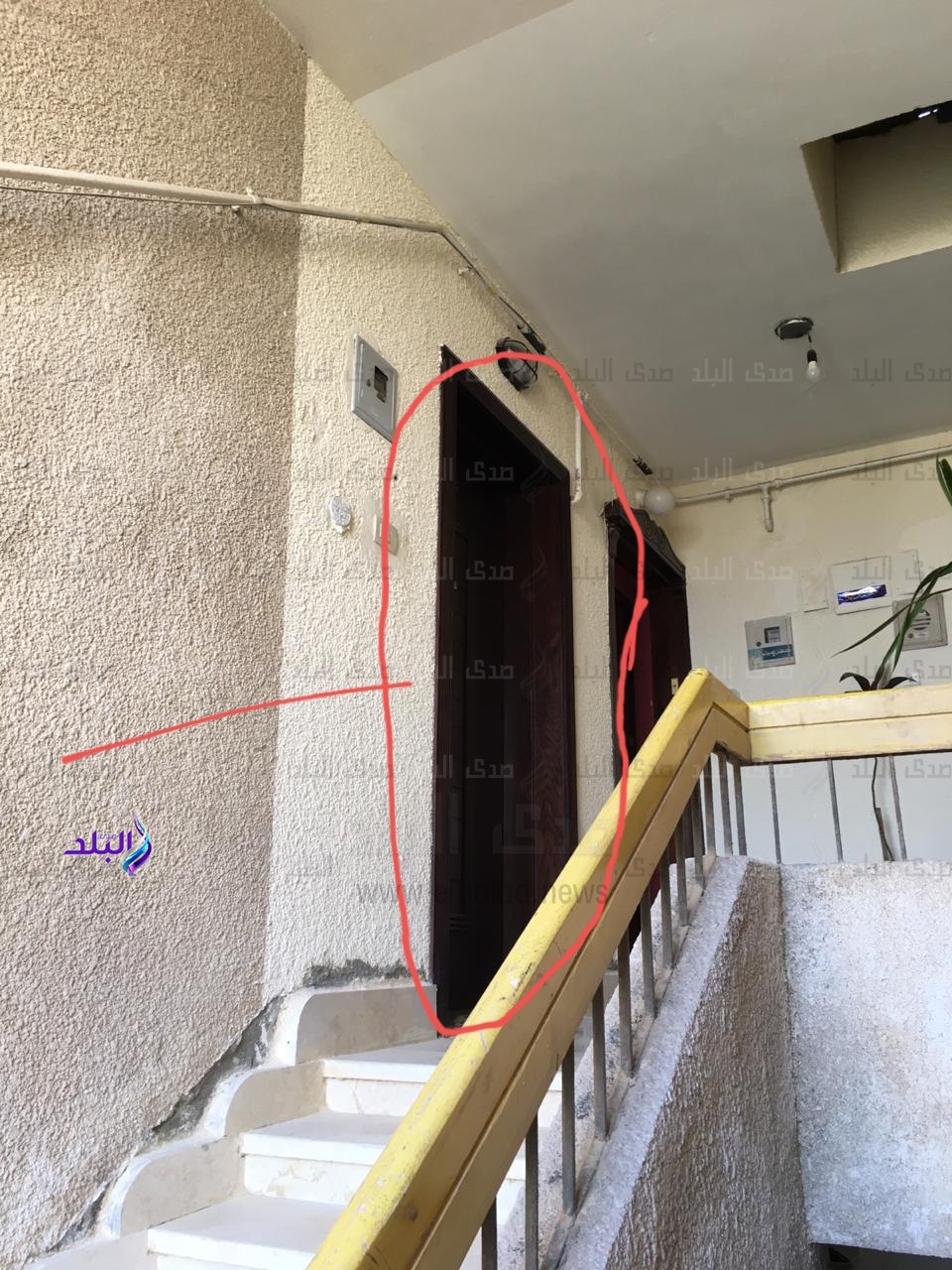 الشقة التي شهدت الجريمة