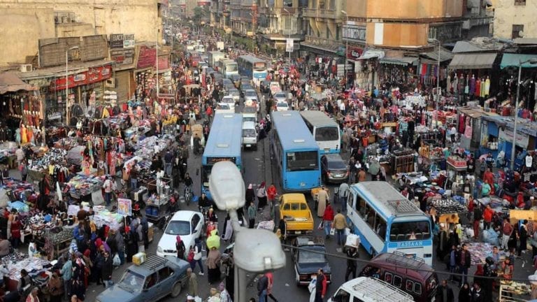 عدد السكان داخل مصر