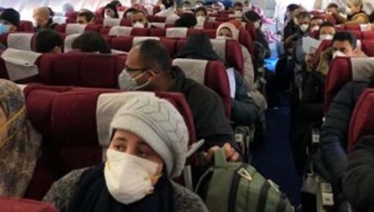 المصريين العائدين من ووهان  المصريين العائدين من ووهان