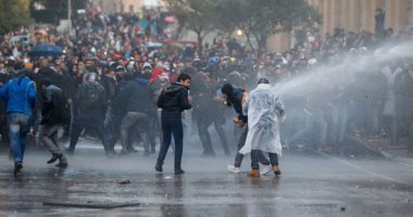 مواجهات بين متظاهرون لبنانيون