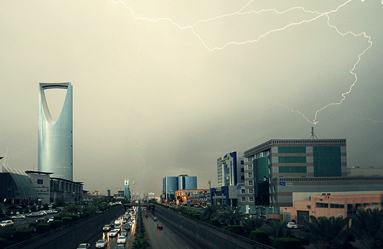 البرد يجتاح السعودية 