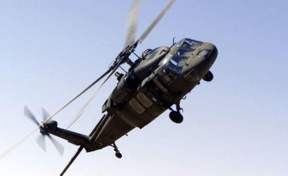 سقوط مروحية