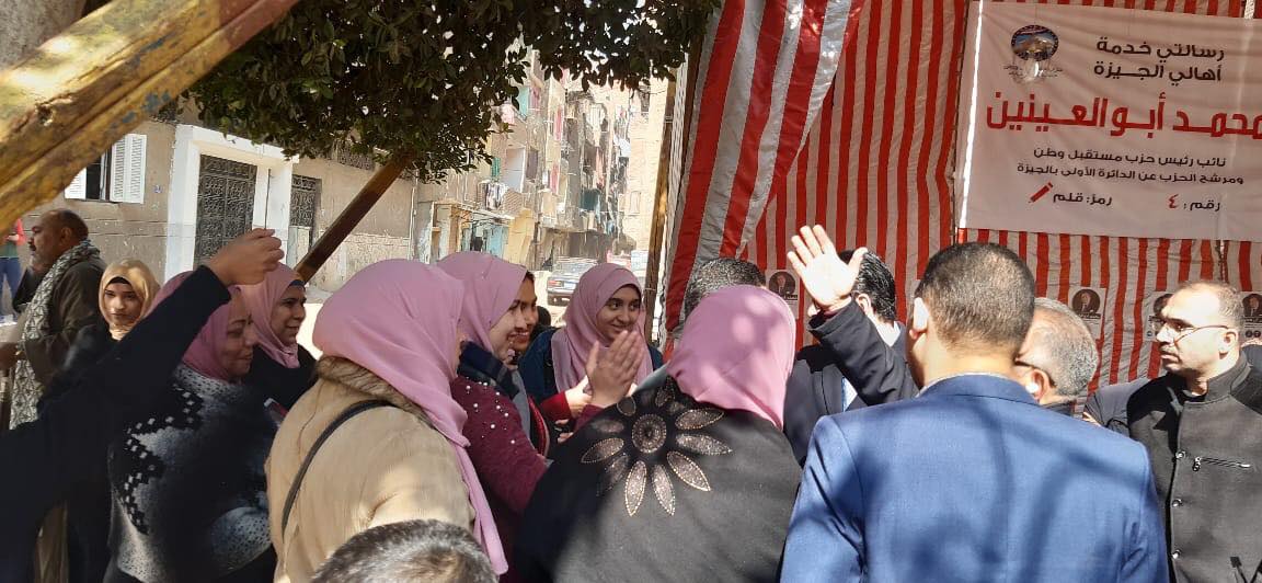 أهالى جنوب الجيزة للإدلاء بأصواتهم بلجنة صلاح سالم التجريبي