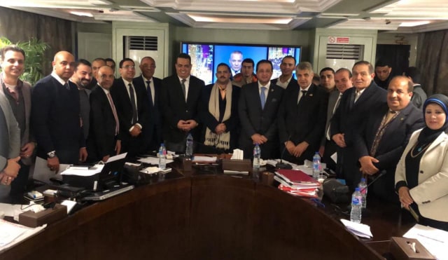 رئيس "مستقبل وطن" يتفقد غرفة عمليات الحزب بالجيزة