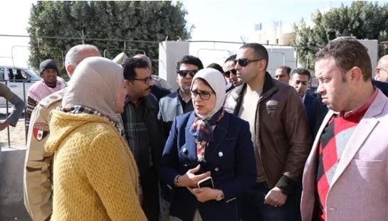 وزيرة الصحة  الدكتورة هالة زايد