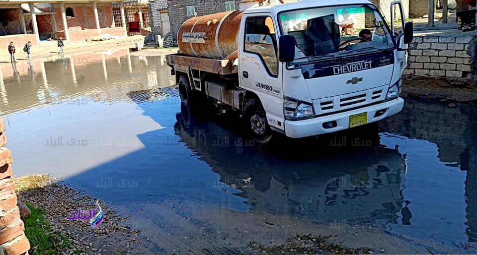  رفع مياه الأمطار من شوارع كفر الشيخ