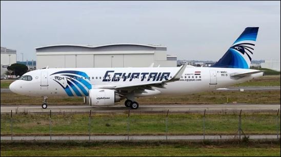 طائرة مصر للطيران طراز إيرباص A320neo طائرة مصر للطيران طراز إيرباص A320neo
