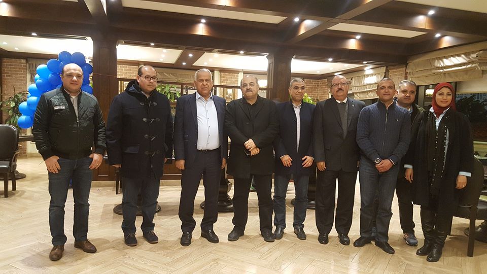 فرج عامر يستقبل رؤساء اللجنة الأولمبية واتحاد السباحة 