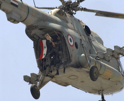 سقوط مروحية عسكرية للقوات السورية في ريف حلب