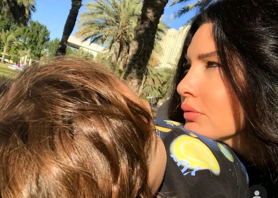 لاميتا فرنجية ونجلها