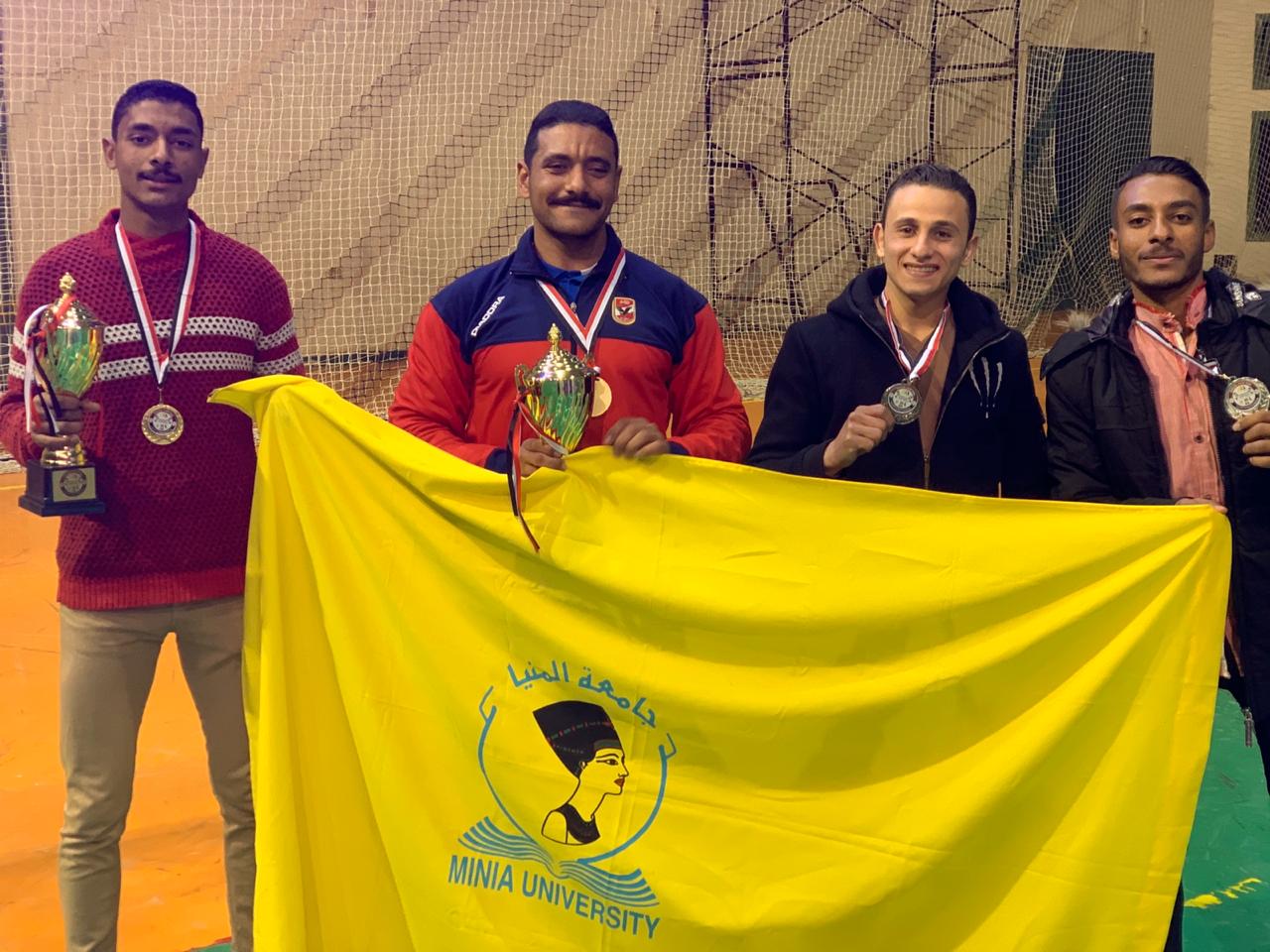 جامعة المنيا تفوز بـ"الكأس العام" في مهرجان "ألعاب جامعات ال