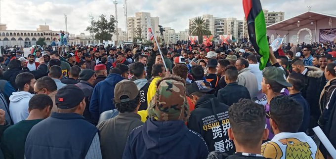 احتجاجات في بنغازي ضد التدخل التركي في ليبيا