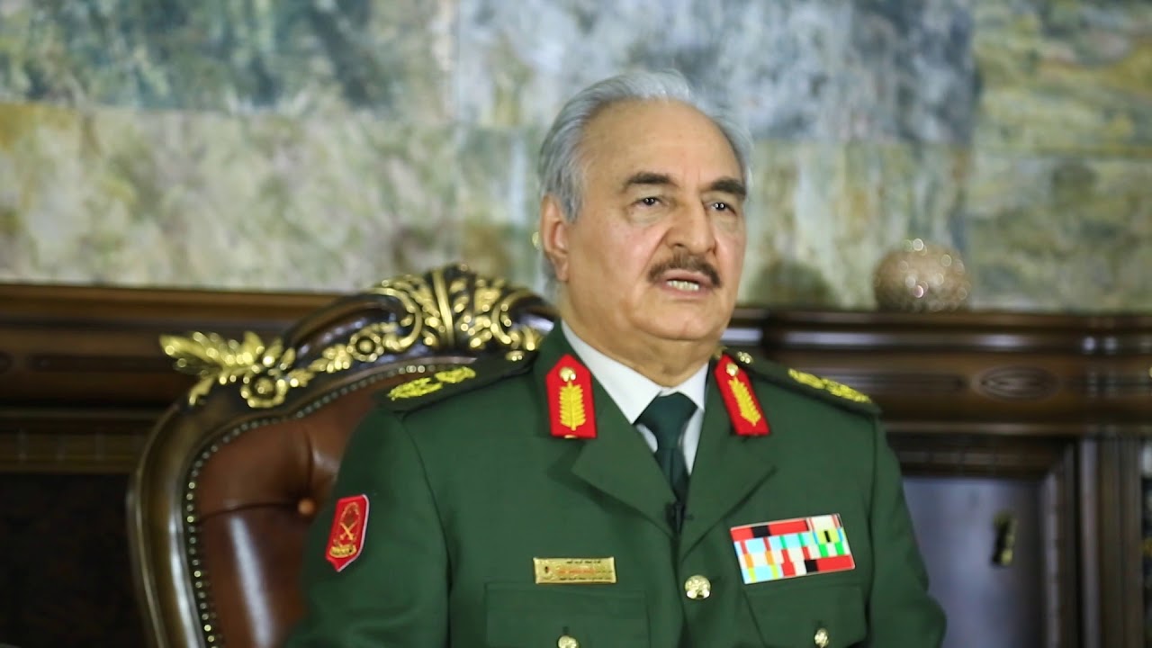 المشير خليفة حفتر قائد الجيش الليبي 