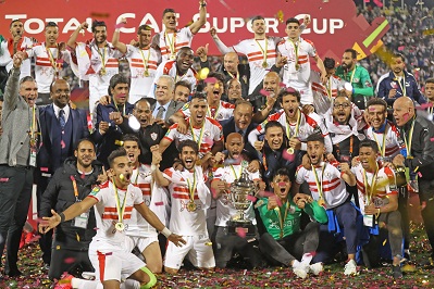 لقطات من تتويج الزمالك بالسوبر الإفريقي
