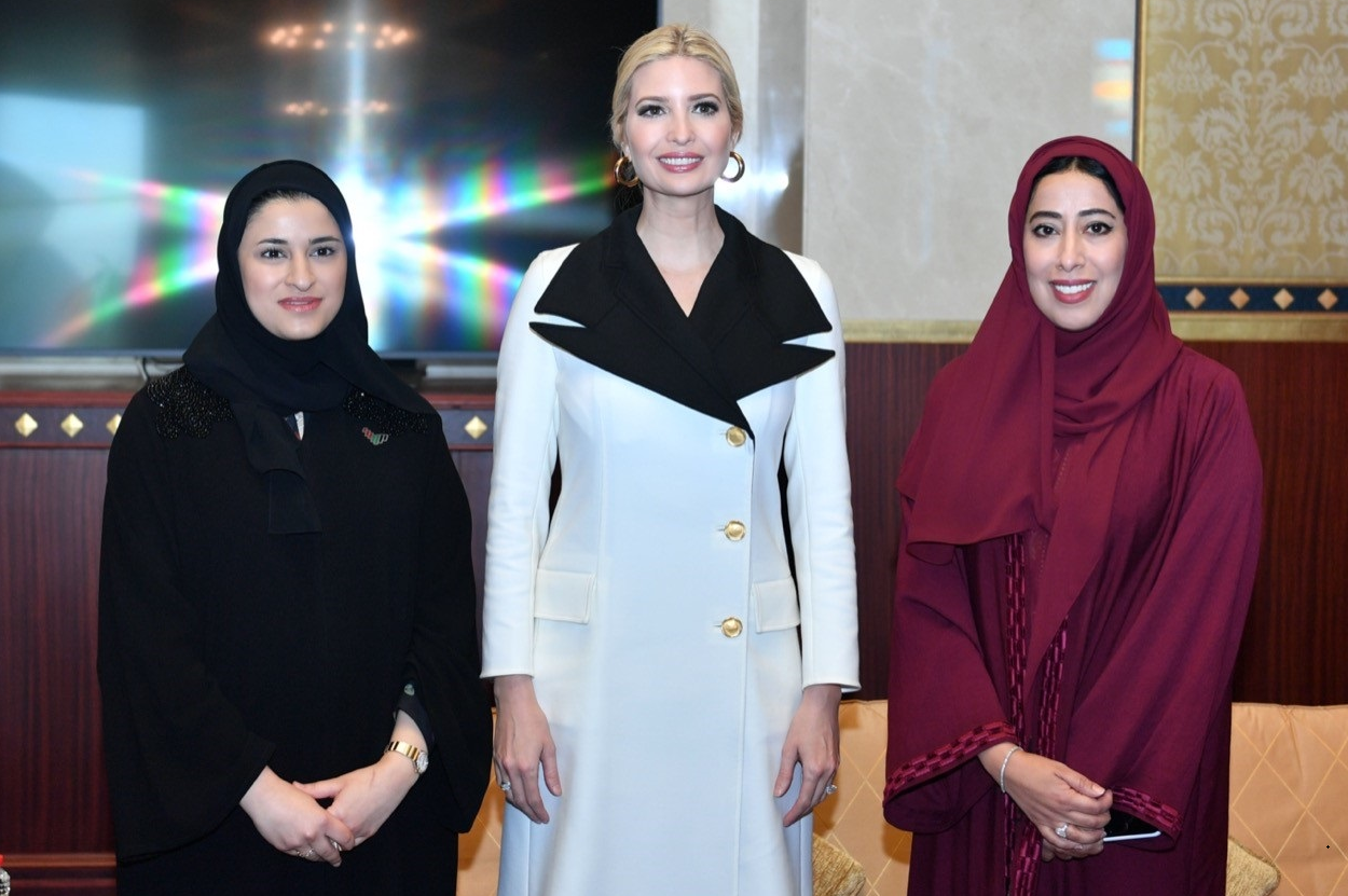  مستشارة الرئيس الأميركي إيفانكا ترامب تصل الي دبي