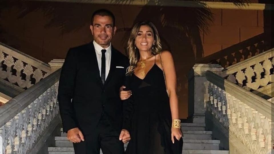 عمرو دياب ودينا الشربيني 