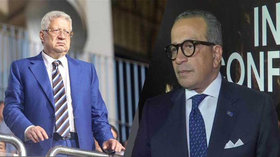 مرتضي منصور وعمرو الجنايني