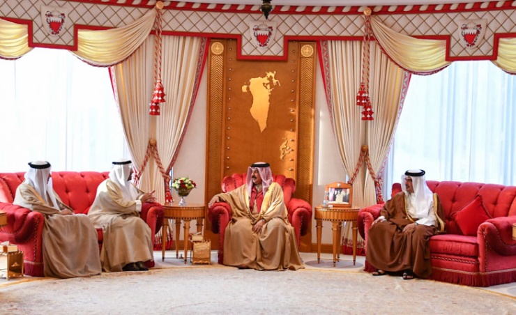 ملك البحرين يستقبل الأمين العام لمجلس التعاون لدول الخليج 