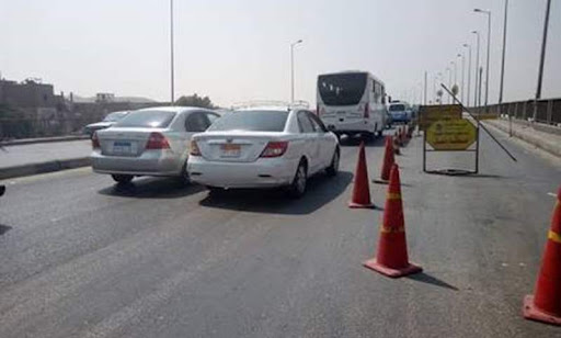غلق جزئي لمطلع كوبري 15 مايو