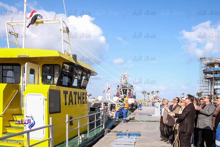 تطوير أسطول الخدمات البحرية بميناء دمياط