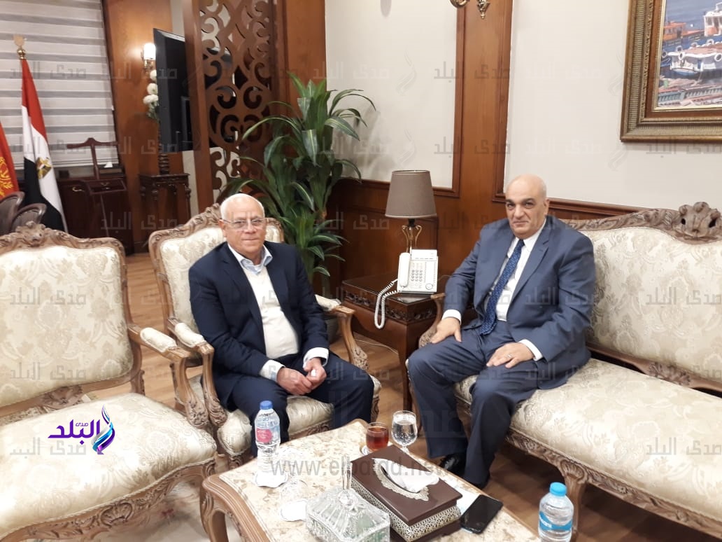 الغضبان يستقبل رئيس محكمة بورسعيد