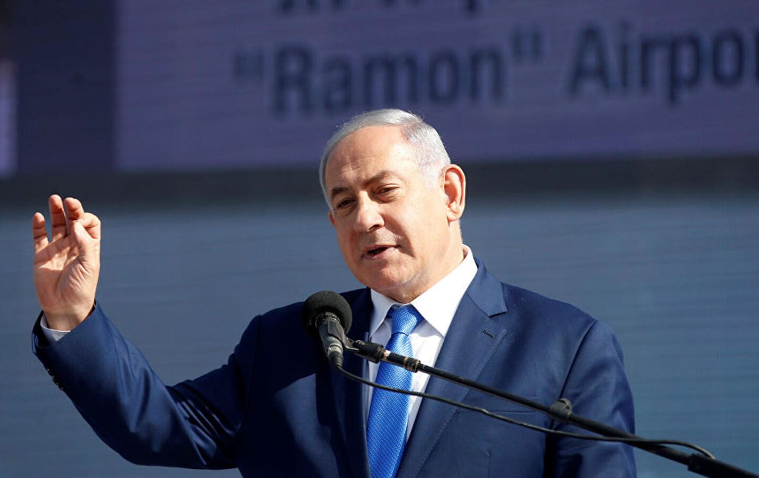 نتنياهو لا يستبعد قيام دولة فلسطينية وينفي طرد سكان المثلث