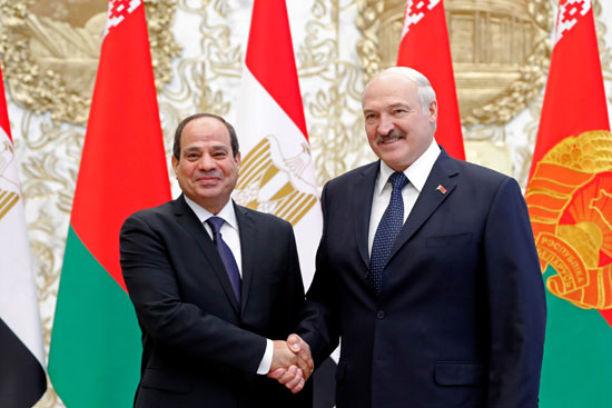 السيسي ونظيره البيلاروسي