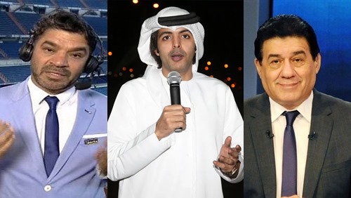 مدحت شلبي وفارس عوض وسعيد الكعبي