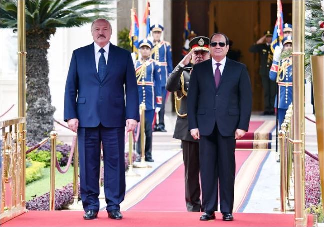 الرئيس السيسي ونظيره البيلاروسي 