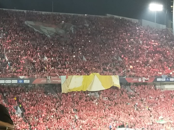 جماهير الاهلي من الملعب 