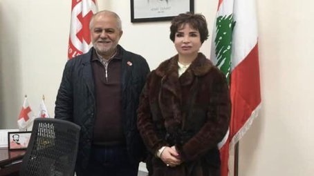 تكريم المحامية رهاب بيطار من الصليب الأحمر اللبناني
