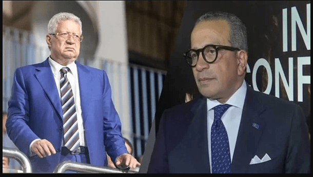 مرتضي منصور والجنايني  مرتضي منصور والجنايني