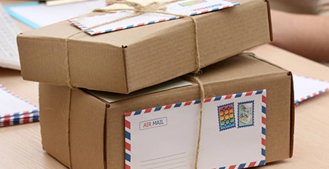 الطرود البريدية الواردة من الصين 