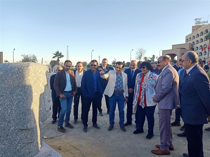 وزيرة الثقافة تشهد ختام اليوبيل الفضى لمهرجان سمبوزيوم أسوان