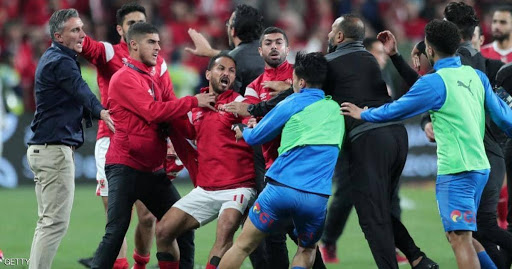 خناقة الأهلي والزمالك فى السوبر 