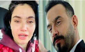 قصى خولى وزوجته مديحة الحمدانى 