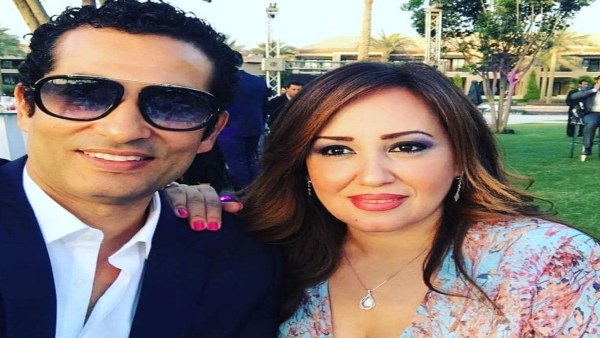 عمرو سعد برفقة زوجته 
