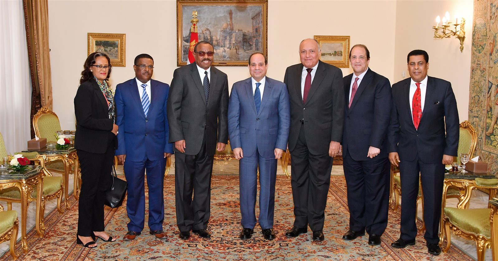 الرئيس السيسي يستقبل مبعوث رئيس وزراء إثيوبيا