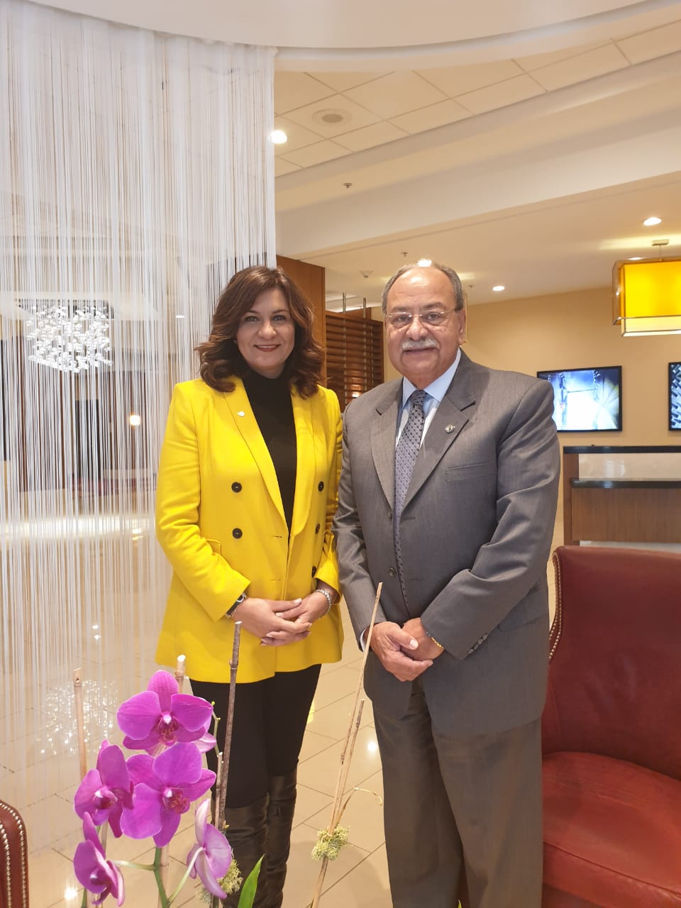 وزيرة الهجرة