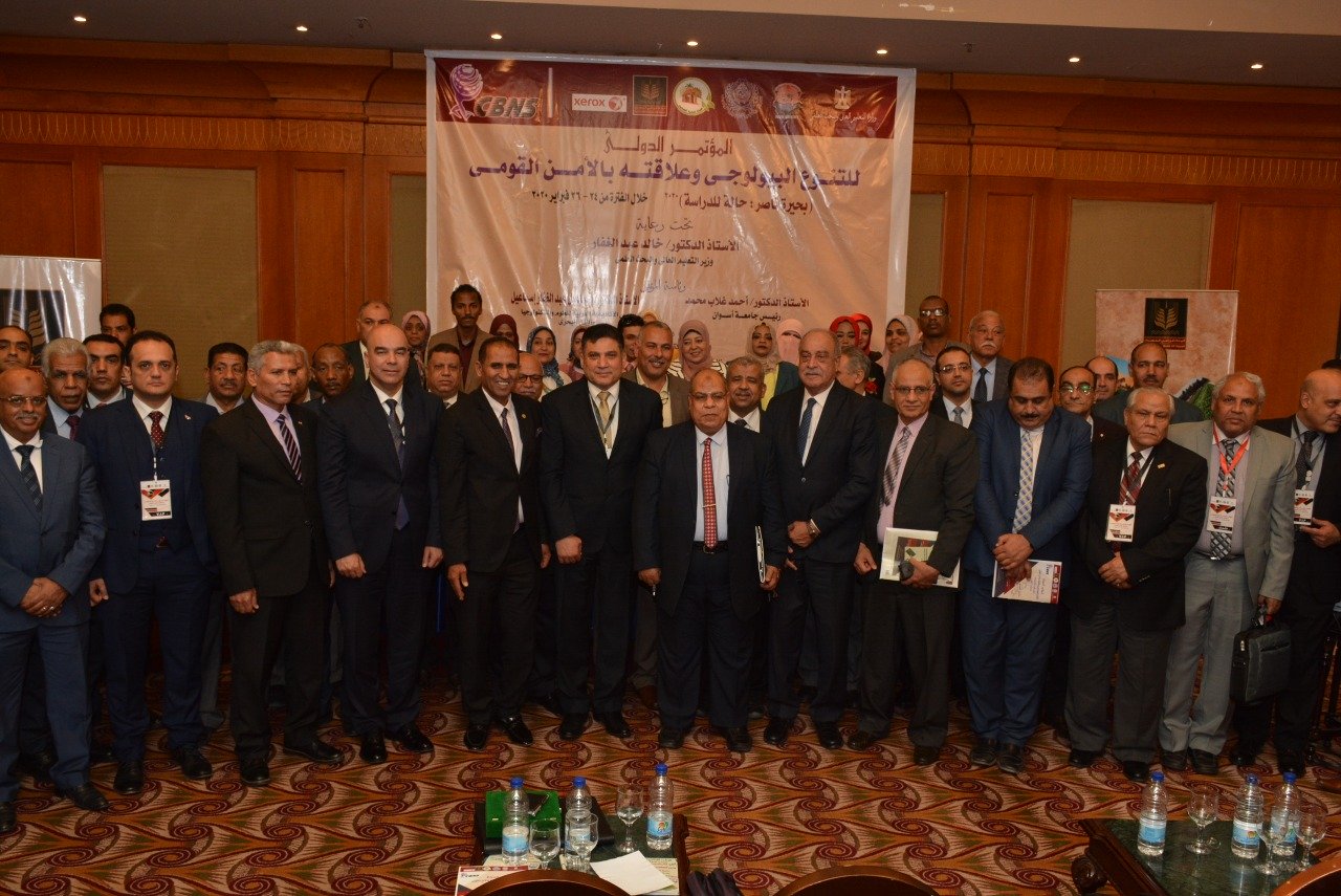 محاضرة وزير الرى السابق فى مؤتمر علمى بأسوان