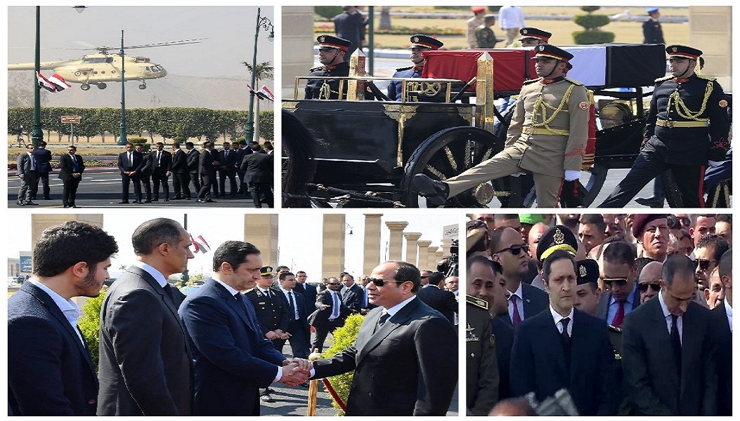 جنازة مبارك العسكرية