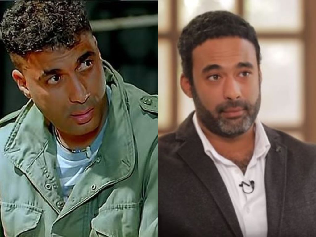 أحمد زكى وابنه هيثم 