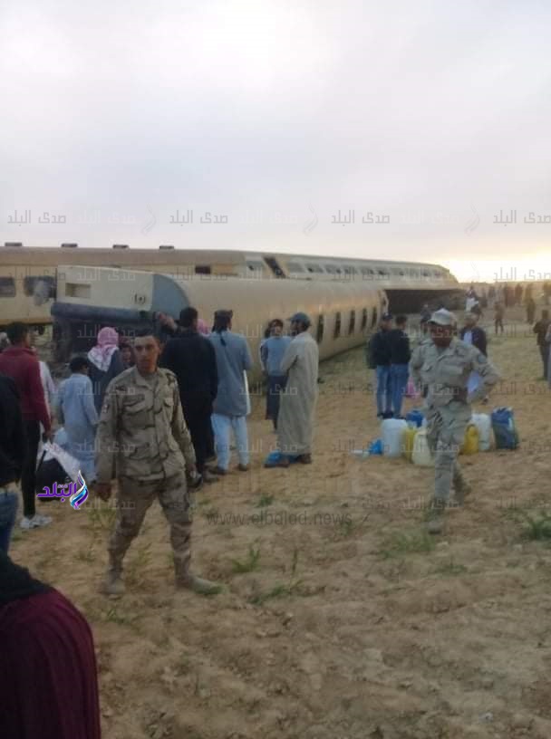انقلاب قطار الاسكندرية - مطروح