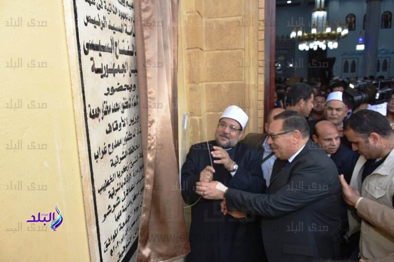 .وزير الأوقاف يفتتح مسجد ابراهيم عبد الرحمن