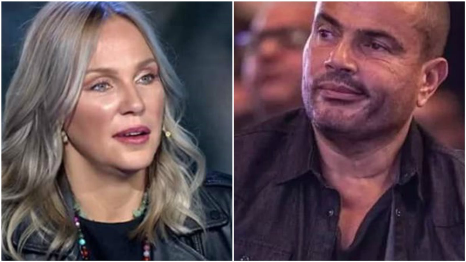 شيرين رضا وعمرو دياب
